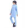 Tesettür Forma Takımı Full Çıtçıt - 31 Açık Mavi