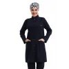 Tesettür Forma Tek Üst Full Çıtçıt - 5511 Bahar Lacivert