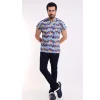 Yarasa Kol Dijital Unisex Desenli Üst - 6530 Deniz Canlıları