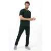 Zarf Yaka Erkek Likralı Takım - 6429 Ö.Başı Yeşili