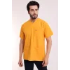 Zarf Yaka Erkek Tek Üst - 09 Hardal