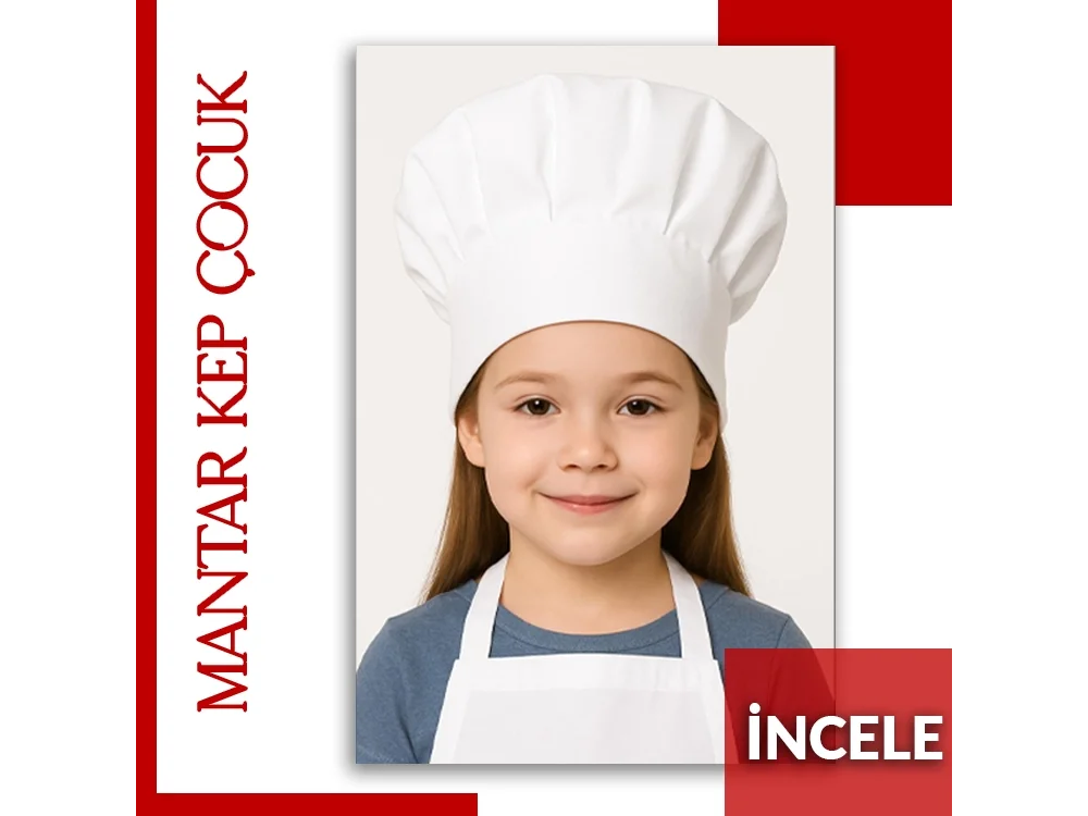 Çocuk Mantar Kep - Şapka