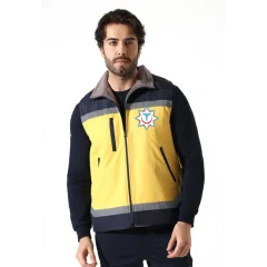 Təcili Yardım UNİSEX Kışlık REFLEKTÖRLÜ Yelek - Sarı