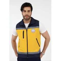 Təcili Yardım UNİSEX Yazlık REFLEKTÖRLÜ Yelek - Sarı