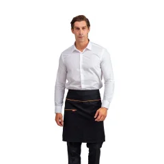 Bel Önlük - Siyah Turuncu Biye