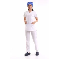 Bflex Unisex Likralı Yarasa Kol Takım - 6401 Beyaz