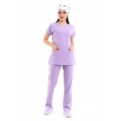 Bflex Unisex Likralı Yarasa Kol Takım - 6419 Lila