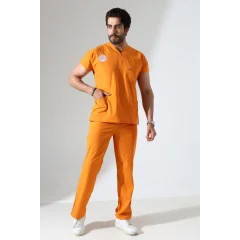 BFLEX UNİSEX LİKRALI YARASA KOL TAKIM ORANGE OCHRE KLİNİK DESTEK