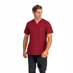 Bflex Unisex Likralı Yarasa Kol Tek Üst - 6407 Bordo Soft