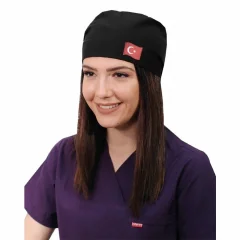 Bone Bayrak İşlemeli - 116 Siyah