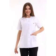 Kare Yaka Kadın Tek Üst - 171 Beyaz