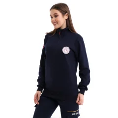Paramedik Sweatshirt Kışlık Unisex Balıkçı Yaka - Lacivert