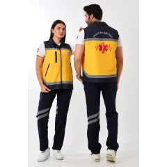Paramedik Unisex Yazlık Yelek - Sarı