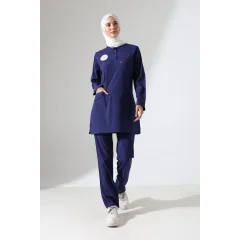SOFT LİKRALI TESETTÜR FORMA TAKIM İKİ ÇITÇIT PATROIT BLUE