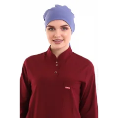 Tesettür Bone - 6432 İndigo Mavi