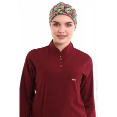 Tesettür Bone - 9007 Rekli Kuru Kafa