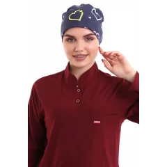 Tesettür Bone - 9008 Laci Kalpli