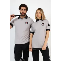 Yeni Tip Güvenlik Kısa Kol Tişört - Gri