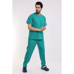 Zarf Yaka Erkek Takım - 30 Ameliyathane Yeşili