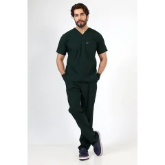 Zarf Yaka Erkek Takım - 38 Ördek Başı Yeşili