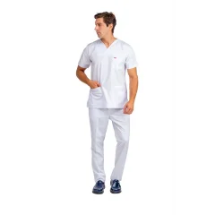 Zarf Yaka Erkek Takım - Beyaz