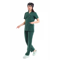 Zarf Yaka Kadın Takım - 58 Yeşil