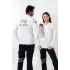112 Acil Sağlık Yakalı Tshirt Uzun Kol Baskılı - Beyaz