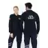 Acil Sağlık Yakalı Unisex Tshirt Uzun Kol Nakışlı - Lacivert