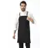 Barista Askılı Önlük Tek Cepli - Siyah