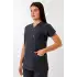 Bflex Unisex Likralı Yarasa Kol Tek Üst - 6417 Füme