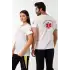 PARAMEDİK YUVARLAK YAKA PENYE KISAKOL TSHIRT 101 BEYAZ