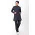 Soft Likralı Tesettür Forma Takım İki Çıtçıt - 6417 Füme
