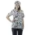 Zarf Yaka Unisex Desenli Üst - 1001 Mick Mause
