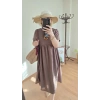 Moka Büzgülü Elbise