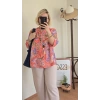 Mercan Bahçesi Floral Tunik-Gömlek