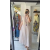 Örme Üst Detaylı Basic Maxi Elbise