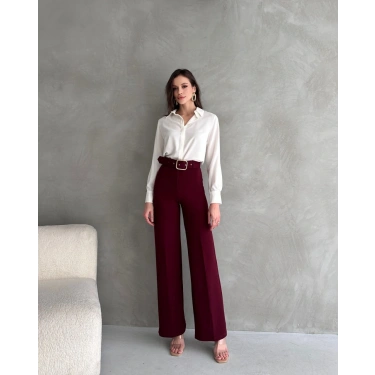 Kemerli Pantolon