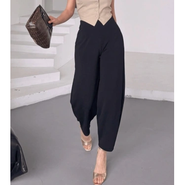 V-Kesim Rahat Pantolon