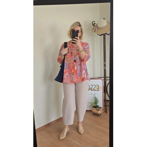 Mercan Bahçesi Floral Tunik-Gömlek