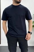 Erkek %100 Pamuk Nefes Alan Basic T-shirt Edw001