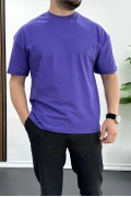 Erkek %100 Pamuk Nefes Alan Basic T-shirt Edw001