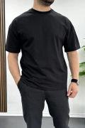 Erkek %100 Pamuk Nefes Alan Basic T-shirt Edw001