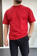 Erkek %100 Pamuk Nefes Alan Basic T-shirt Edw001
