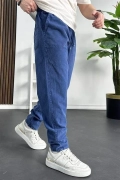 Erkek Baggy Kalıp Pantolon Mavi Edw130