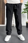 Erkek Baggy Kalıp Pantolon Siyah Edw130