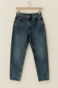 Erkek Boyfriend Geniş Kesim Kot Pantolon Lacivert Edw425
