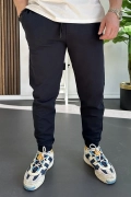 Erkek Fit Kesim Eşofman Altı Lacivert Edw229