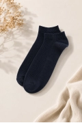 Erkek Pamuklu Sneaker Çorap Lacivert