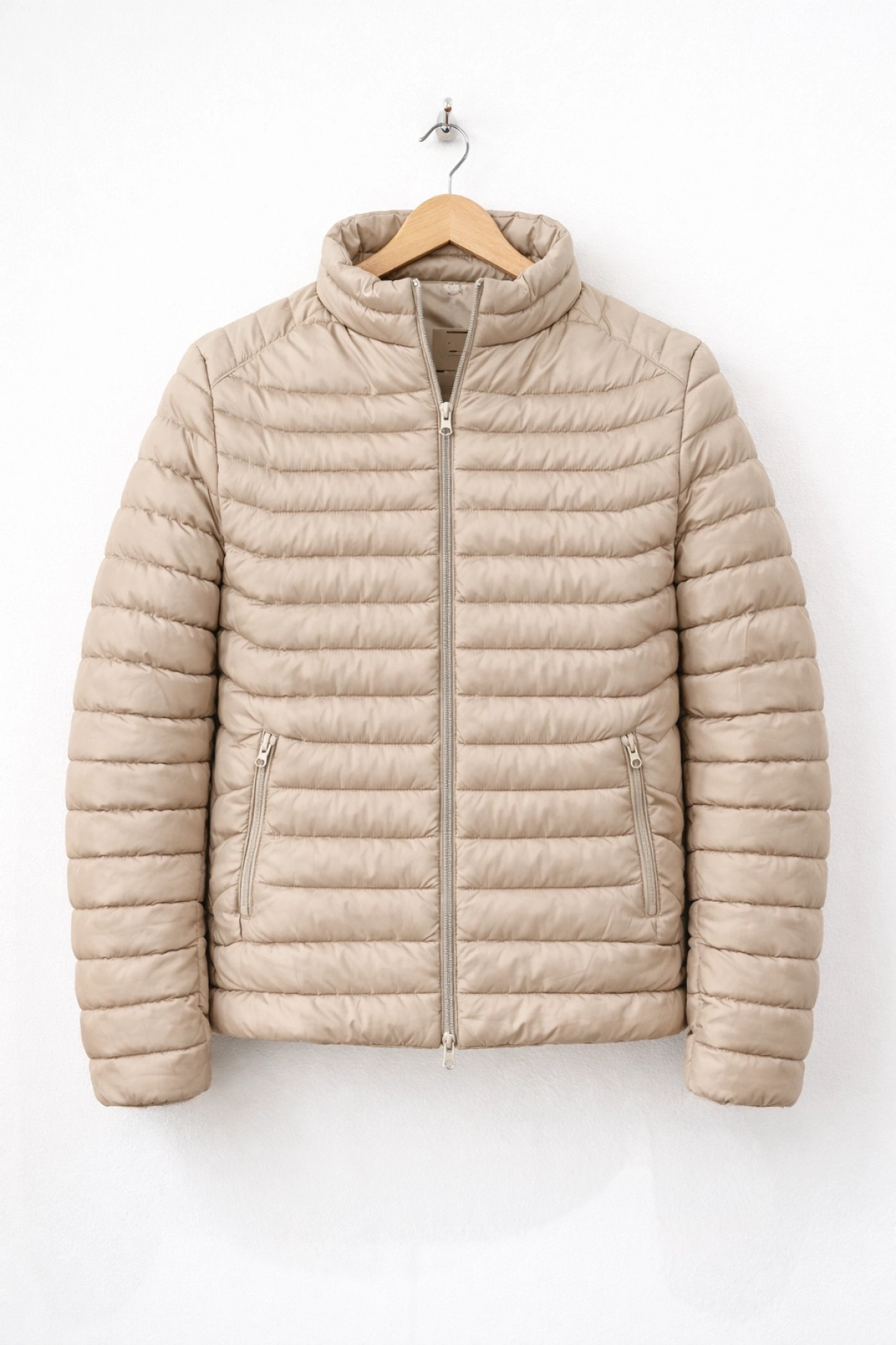 Erkek Slim Fit Şişme Mont Vizon Edw435