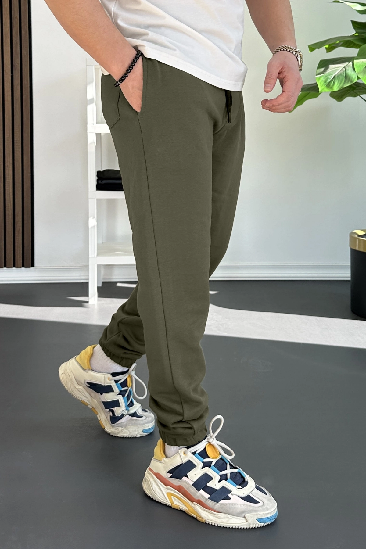 Erkek Eşofman Tişört Sweat 3lü Takım T3 Edw439
